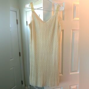 Like new cream lace Anthropologie dress (above the knee/knee length)